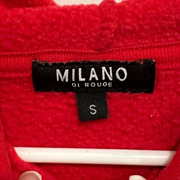 Red Milano Hoodie - Picture 2 of 3
